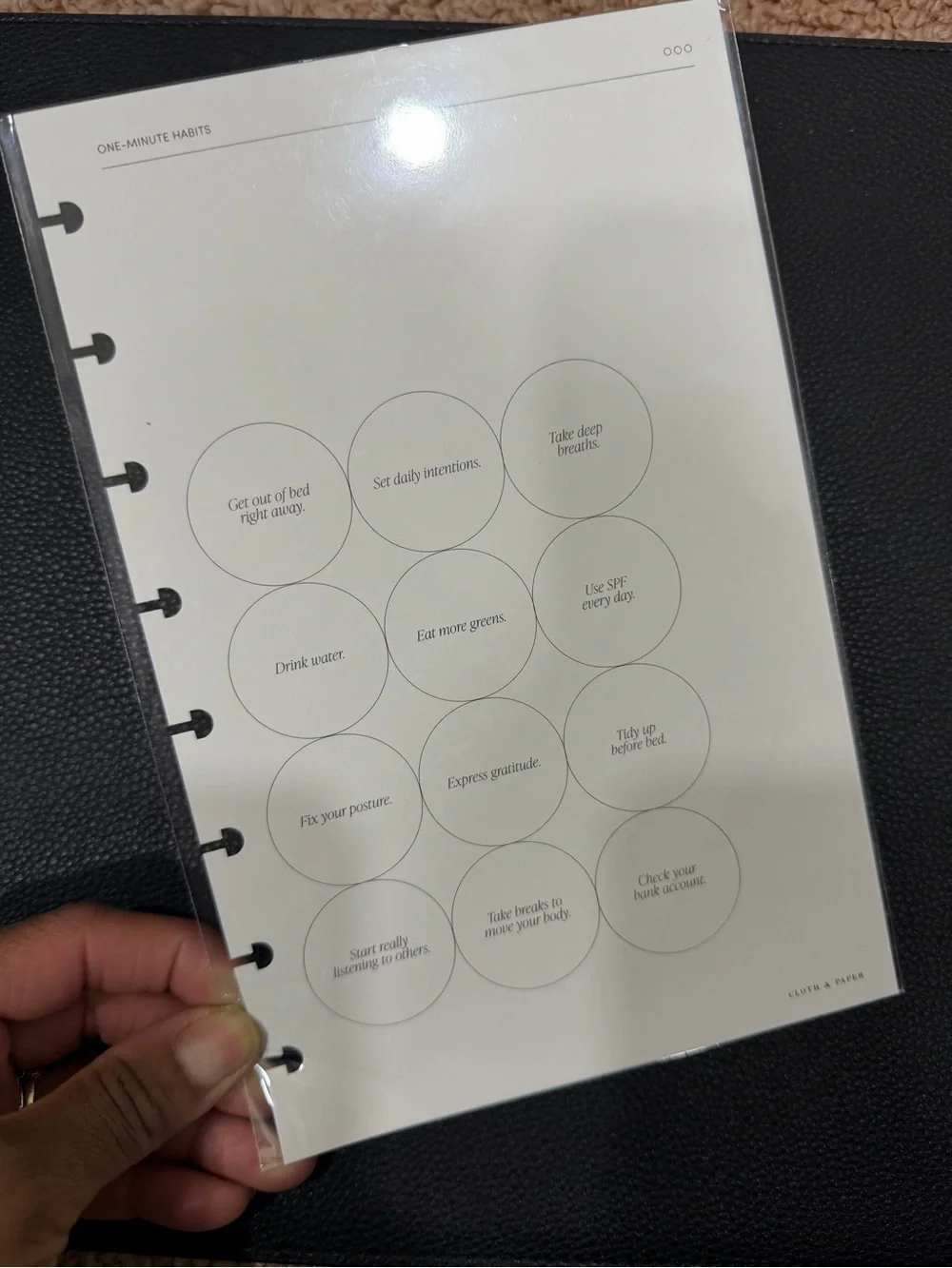 C&P Dashboard- One Minute Habits